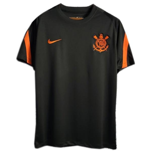 Corinthians maglia da allenamento pre-partita maglia da calcio da uomo nera uniforme da calcio maglia sportiva 2022-2023